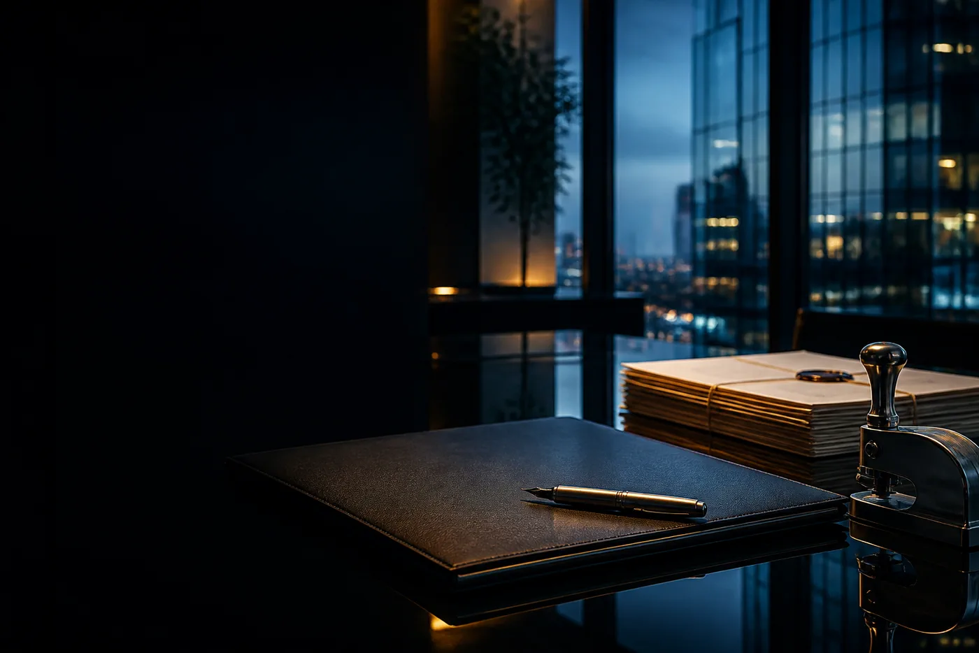 Documentos empresariales y material corporativo.